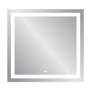 Outlet 42x40 Allegro Lighted Mirror w/ Touch Control On/Off + Dimming & Touch Control Defogger