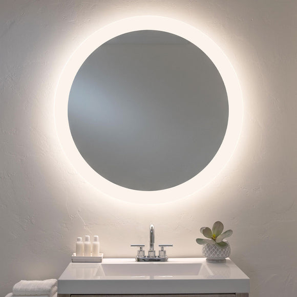 Lighted Mirror - Round Forte Design